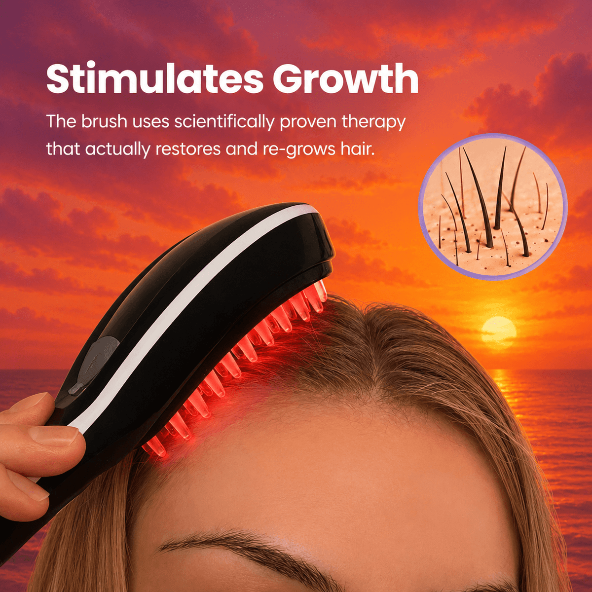 Revive and Rise™ Rejuvenating Hair Brush